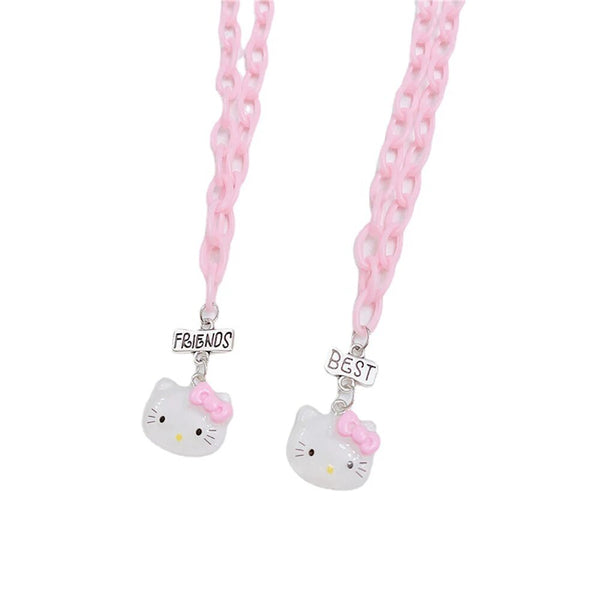 Collier Meilleure Amie Hello Kitty Rose