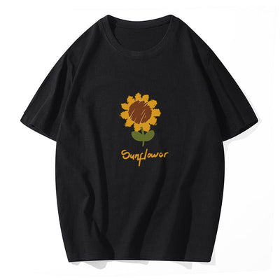 T Shirt Couple Tournesol