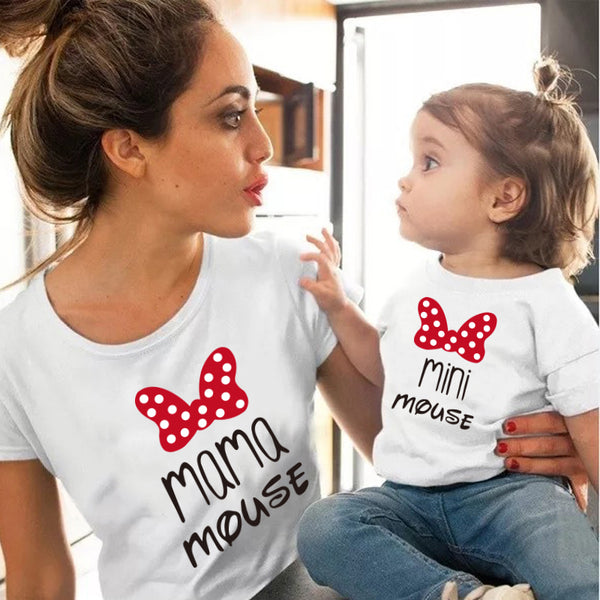 T Shirt Mère Fille Disney