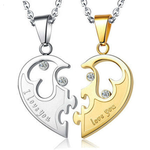 Collier Couple Quatre Coeurs