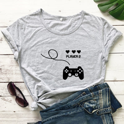 T Shirt Couple Jeux