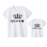 T Shirt Mère Fille Reine et Princesse