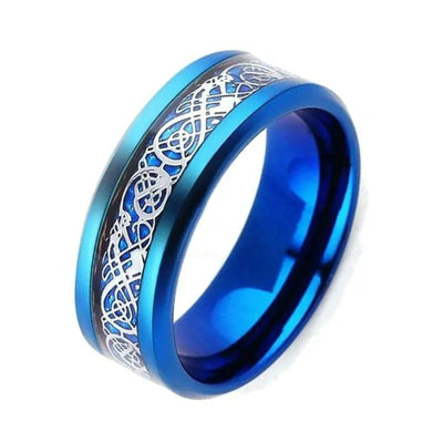 Bague Couple Bleue
