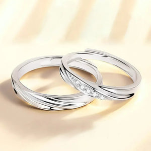 Bague Couple Ornée