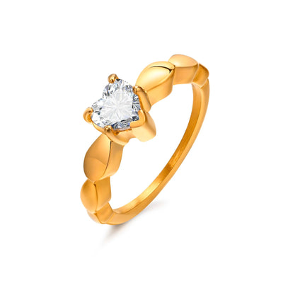 Bague Couple Zirconium
