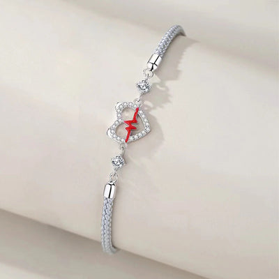 Bracelet Couple Battement de Coeur