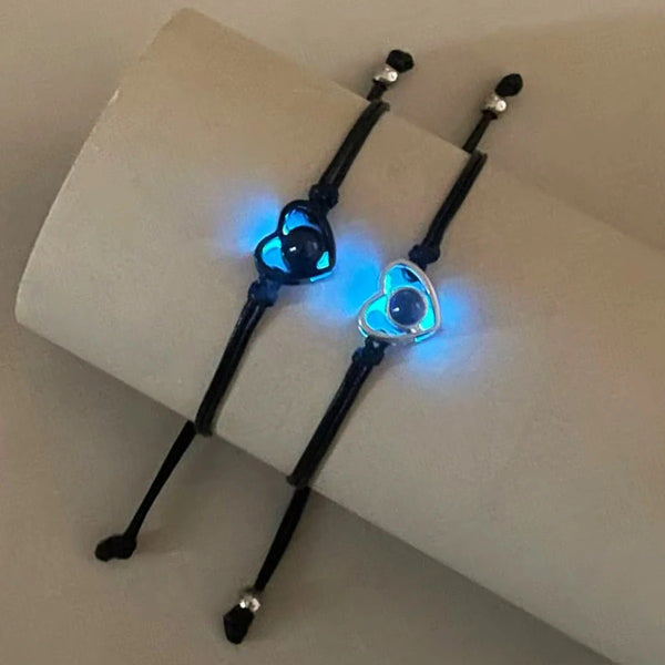 Bracelet Couple Coeur Illuminé