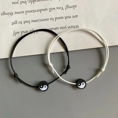 Bracelet Couple Cordon Yin Yang