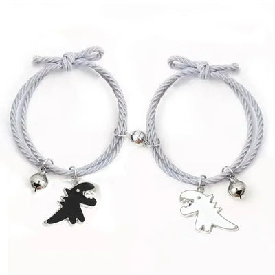 Bracelet Couple Dinosaures