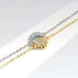Bracelet Couple Soleil Lune Pierres