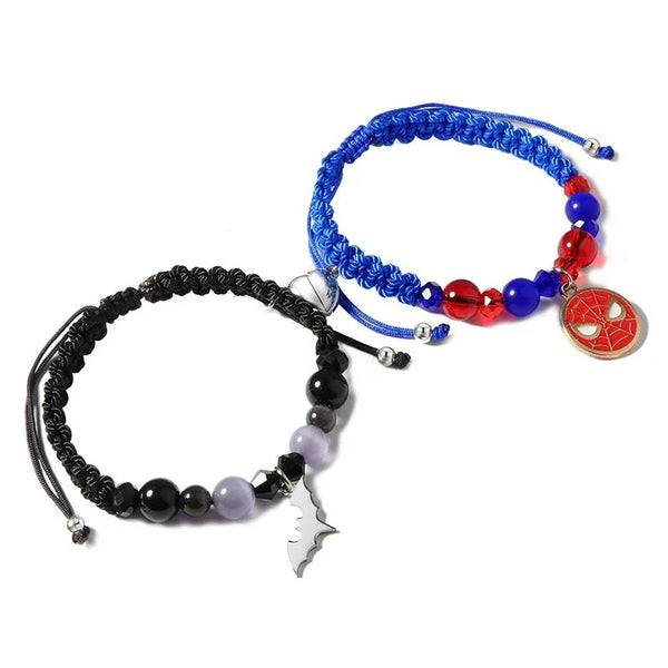 Bracelet Couple Spider Batman