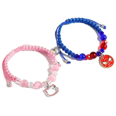 Bracelet Couple Spider Hello Kitty