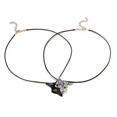 Collier Couple Coeur Surréaliste