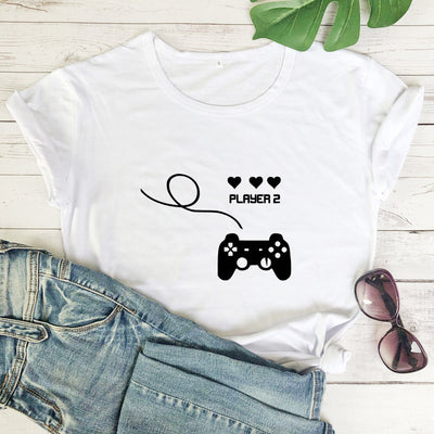 T Shirt Couple Jeux