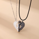 Collier Couple Cœur Ange 