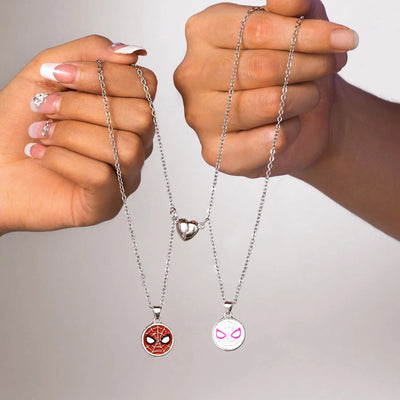 Collier Couple Spiderman