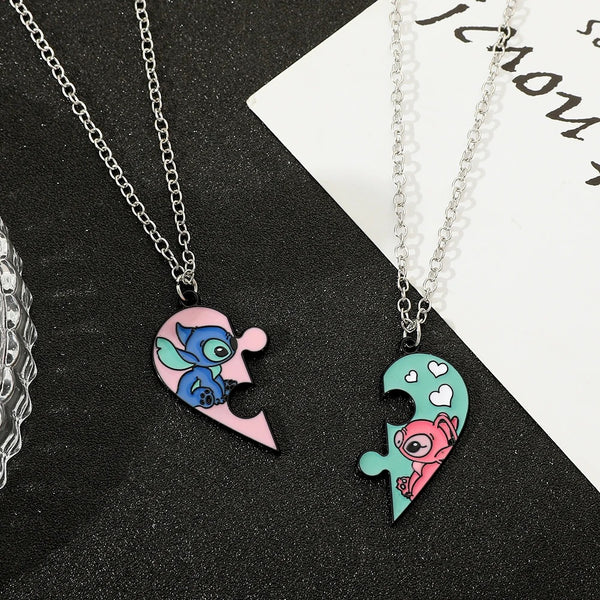 Collier Couple Stitch Disney