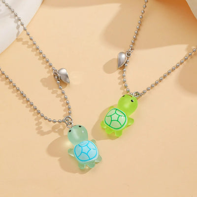 Collier Couple Tortue