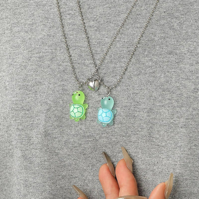 Collier Couple Tortue