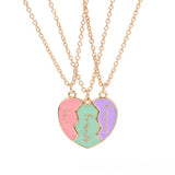 Collier Meilleure Amie BFF pour 3
