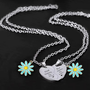 Collier Meilleure Amie Cœur Sœurs