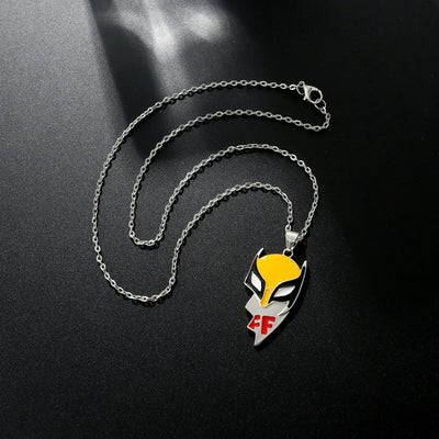 Collier Meilleure Amie Coeur Masque