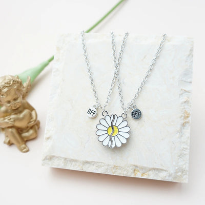 Collier Meilleure Amie Fleur