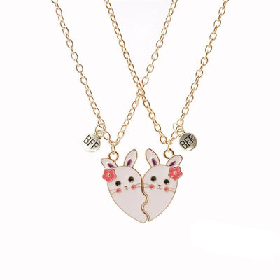 Collier Meilleure Amie Lapins