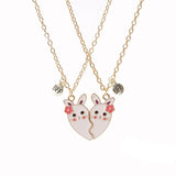 Collier Meilleure Amie Lapins