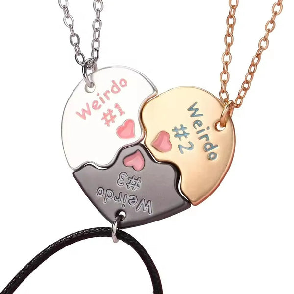 Collier Trois Meilleures Amies Weirdo