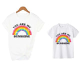 T Shirt Maman Fille Soleil