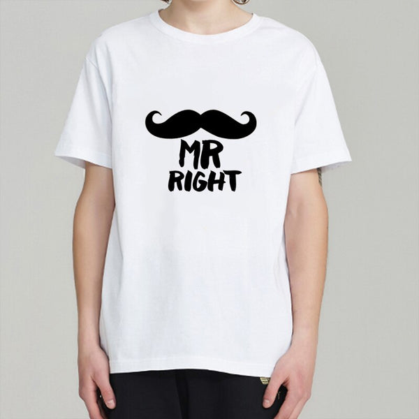 T Shirt Couple Mr Right