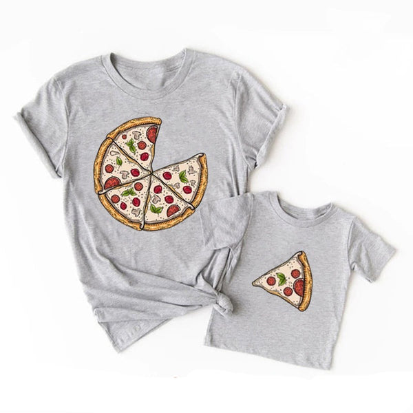 T Shirt Père Fils Pizza