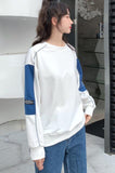 Pull Couple Blanc Oversize