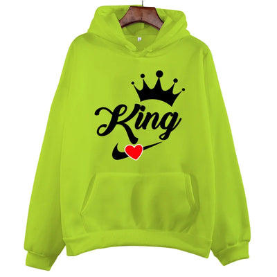 Sweat Couple King Queen Coeur