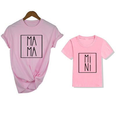 Tee Shirt Mère Fille Mama Mini