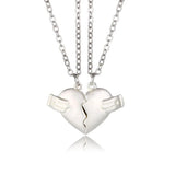 Collier Couple Mains Coeur 