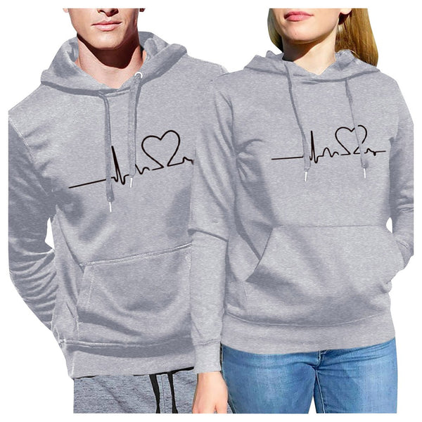 Sweat Couple Battement de Coeur