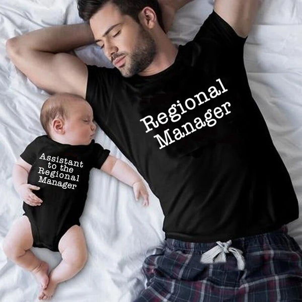 T Shirt Père Fils Manager