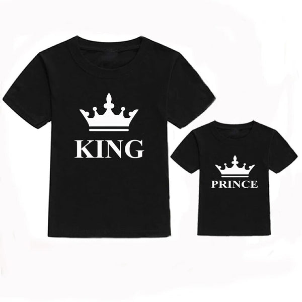 T Shirt Père Fils King et Prince