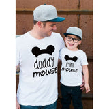 T Shirt Père Fils Mickey Mouse
