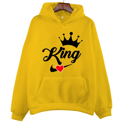 Sweat Couple King Queen Coeur