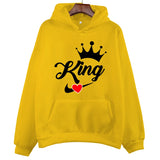 Sweat Couple King Queen Coeur