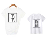 Tee Shirt Mère Fille Mama Mini