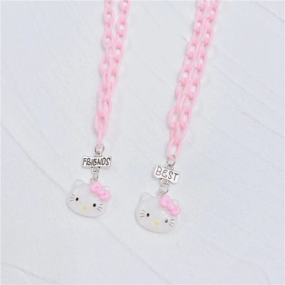 Collier Meilleure Amie Hello Kitty Rose