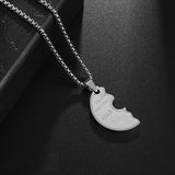 Collier Couple Haltères