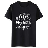 T Shirt Maman Bébé Première Fête des Mères