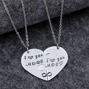 Collier Couple "I Love You Most"