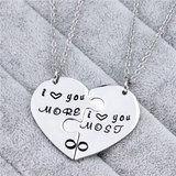 Collier Couple "I Love You Most"