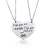 Collier Couple "I Love You Most"